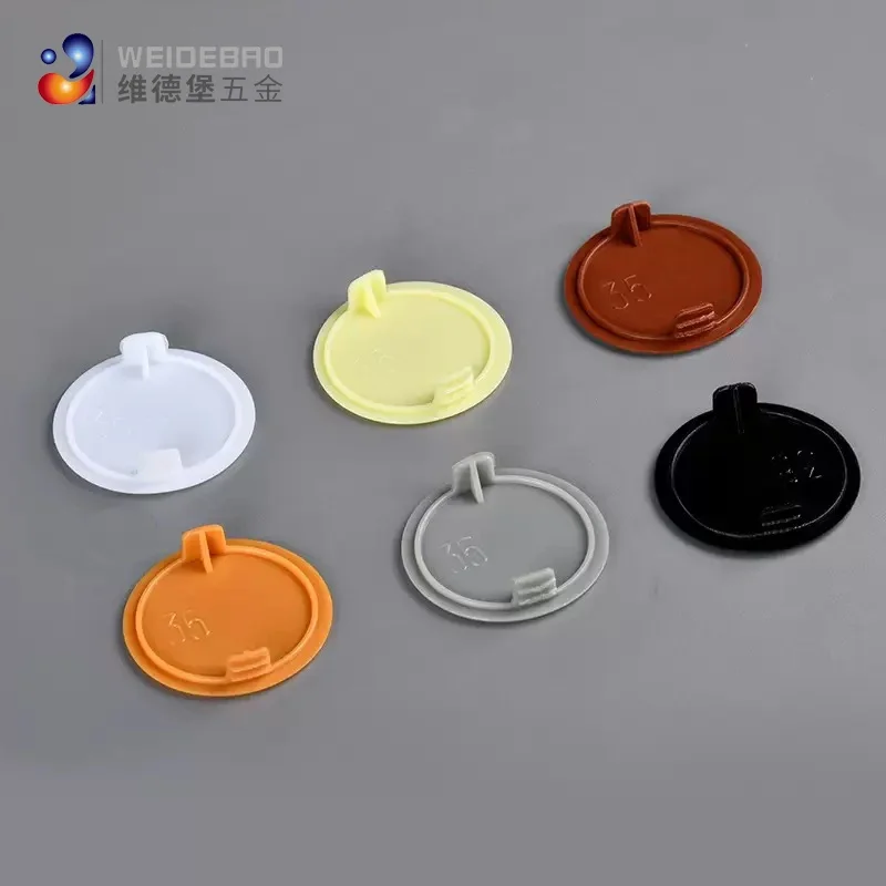 Furniture Hardware Replacement Parts - 10pcs 35mm, 38mm, 40mm Round Plastic