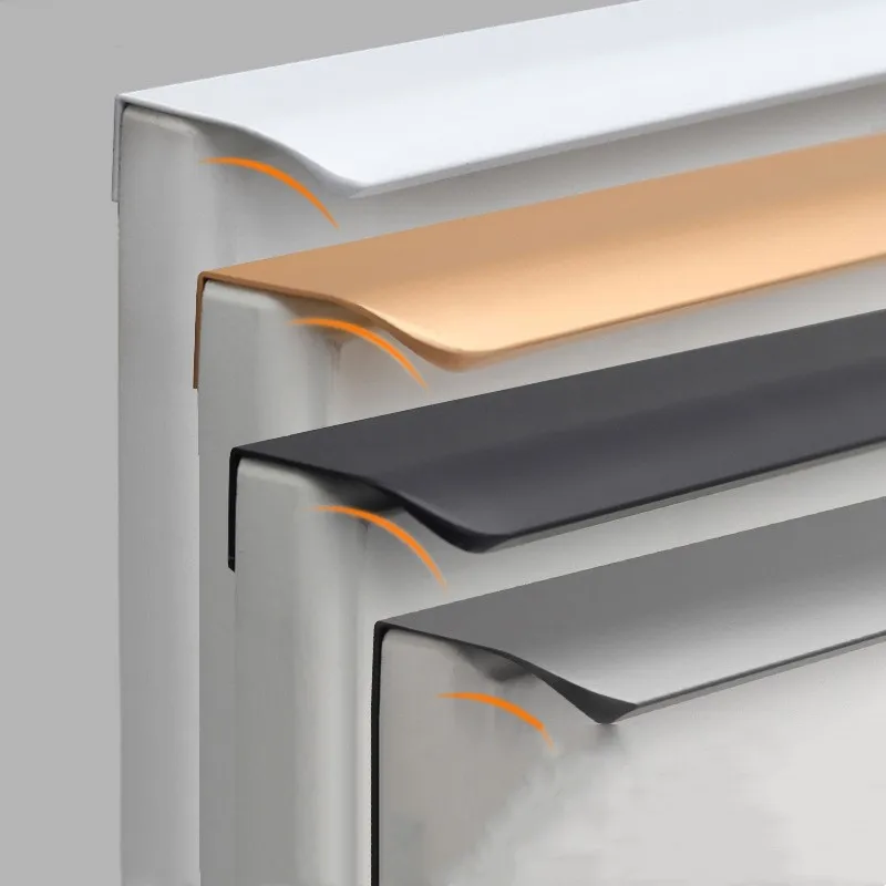 Furniture Hardware Gold - Gold Kitchen Cabinet Wardrobe Door Invisible