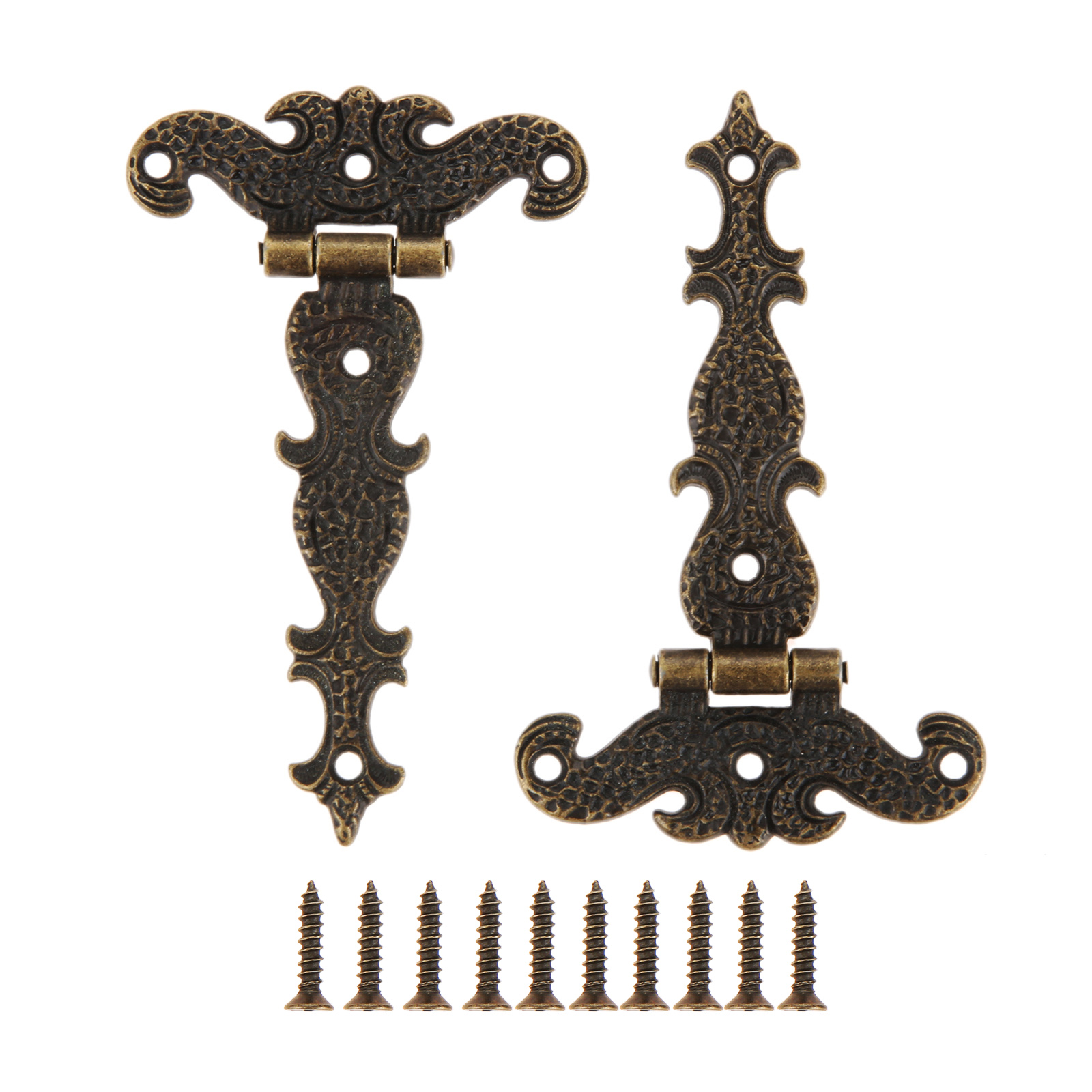 Furniture Hardware Replacement Parts - DRELD 2Pcs Vintage Brass Plated Big