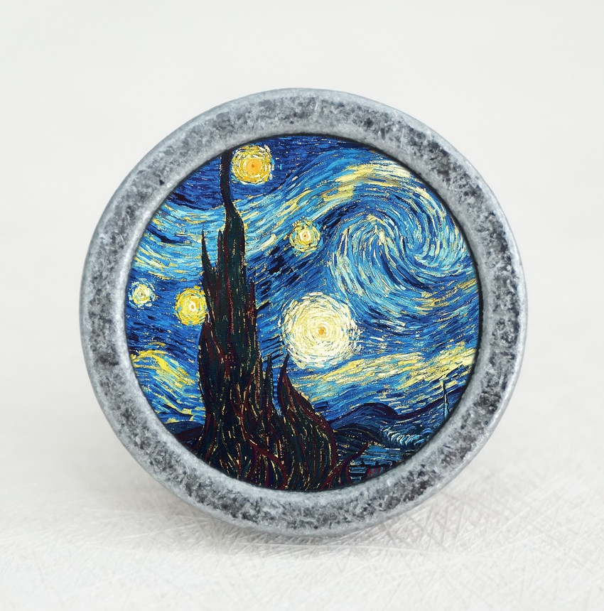 Starry Sky Dresser Knob Art Kn - Unique Furniture Hardware ulasan dan harga