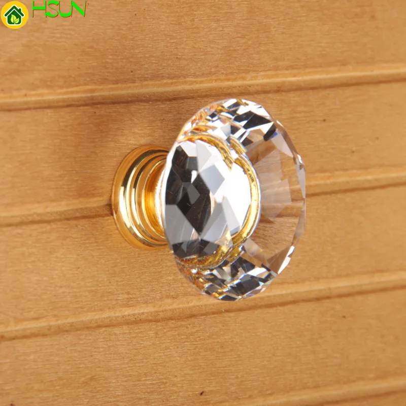 Crystal Gold Cupboard Knobs Ha - Furniture Hardware Gold ulasan dan harga