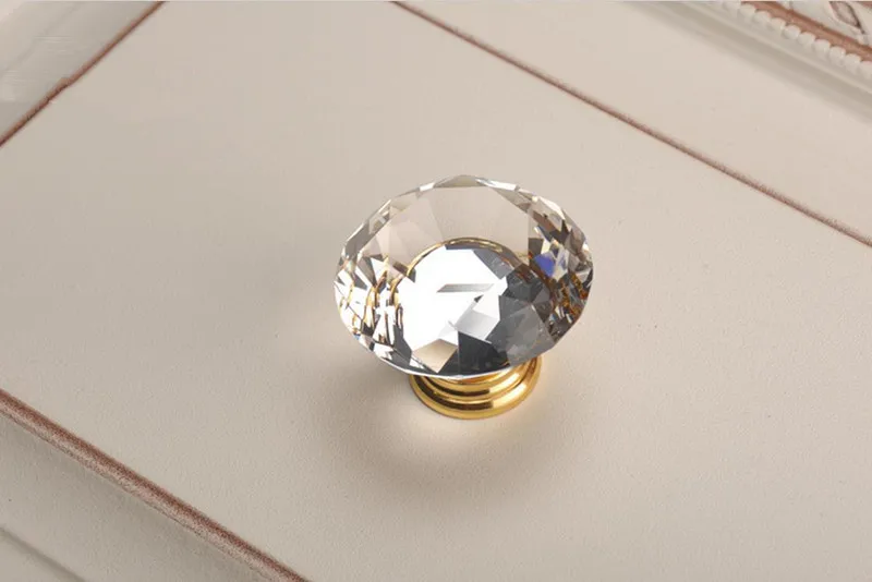 Crystal Gold Cupboard Knobs Ha - Furniture Hardware Gold ulasan dan harga