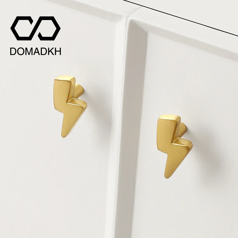 Lightning Design Brass Cabinet - Unique Furniture Hardware ulasan dan harga