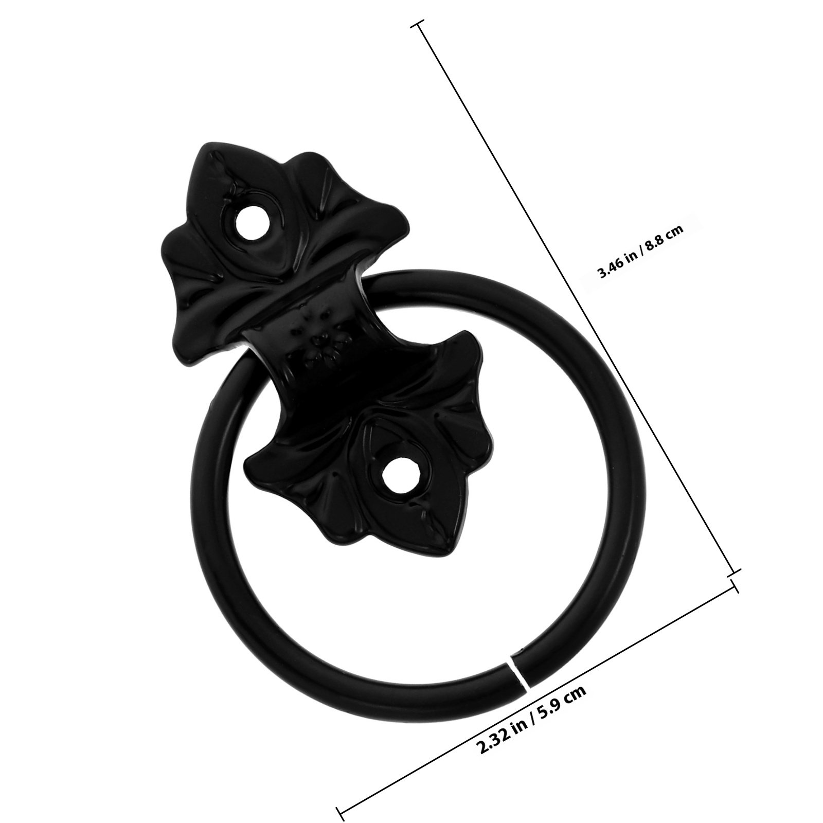 2Pcs Vintage Round Pull Rings  - Vintage Furniture Hardware Replacement ulasan dan harga