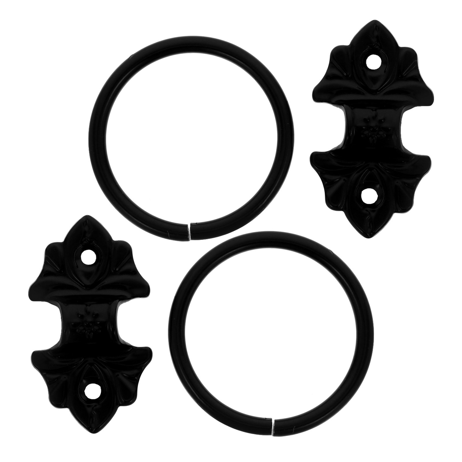 2Pcs Vintage Round Pull Rings  - Vintage Furniture Hardware Replacement ulasan dan harga