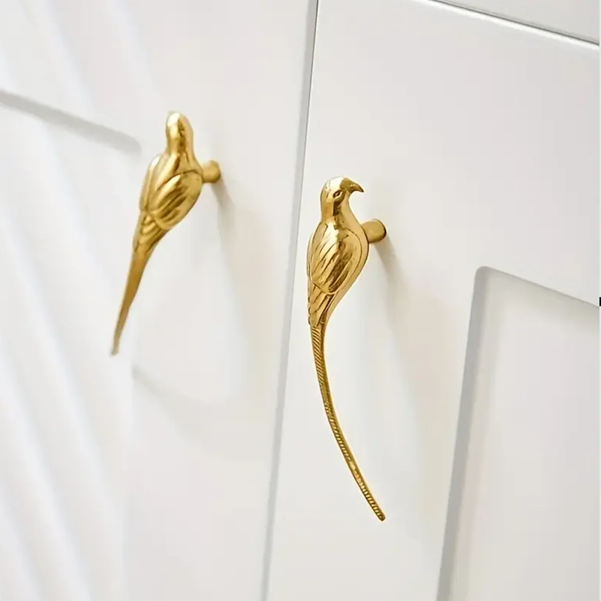 Golden Bird Drawer Pulls - Uni - Unique Furniture Hardware ulasan dan harga
