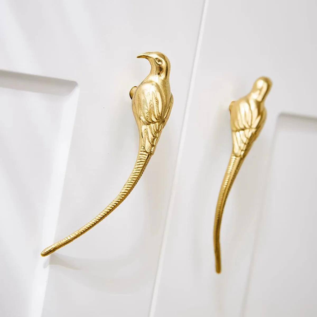 Golden Bird Drawer Pulls - Uni - Unique Furniture Hardware ulasan dan harga