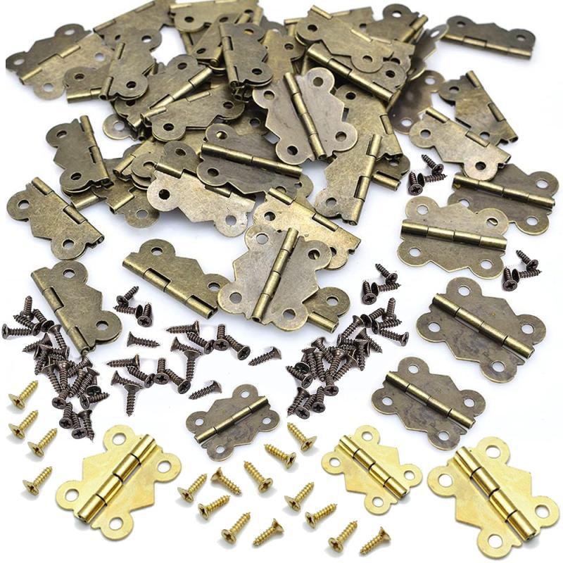 10/20pcs Hinge with Screw Butt - Furniture Hardware Replacement Parts ulasan dan harga