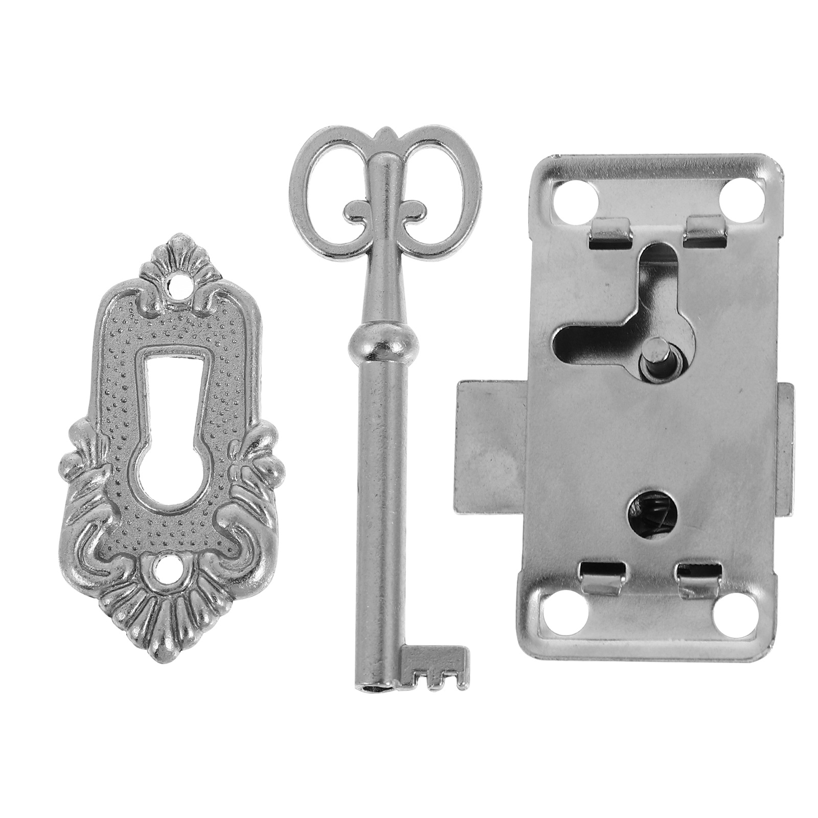 2Sets Lock Set Retro Iron Latc - Vintage Furniture Hardware Replacement ulasan dan harga