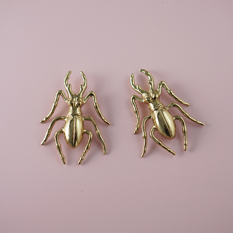 Brass Beetle Drawer Pulls Inse - Unique Furniture Hardware ulasan dan harga