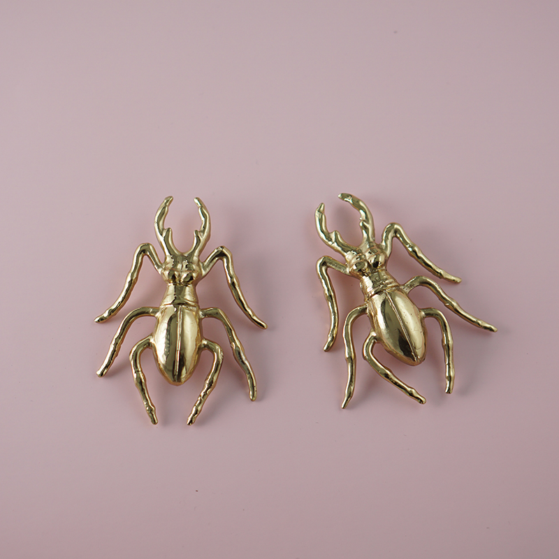 Brass Beetle Drawer Pulls Inse - Unique Furniture Hardware ulasan dan harga