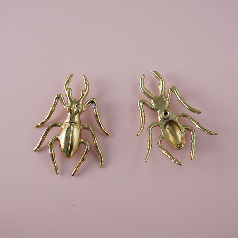 Brass Beetle Drawer Pulls Inse - Unique Furniture Hardware ulasan dan harga
