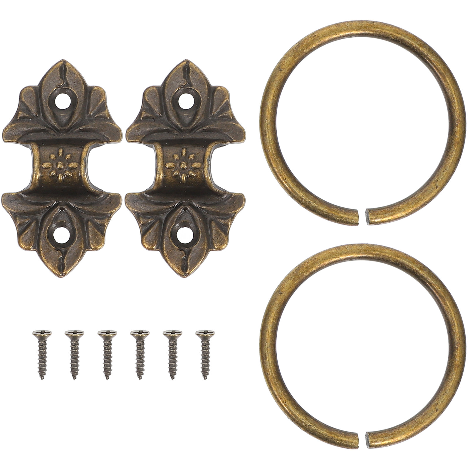 2Pcs Vintage Style Round Ring  - Vintage Furniture Hardware Replacement ulasan dan harga