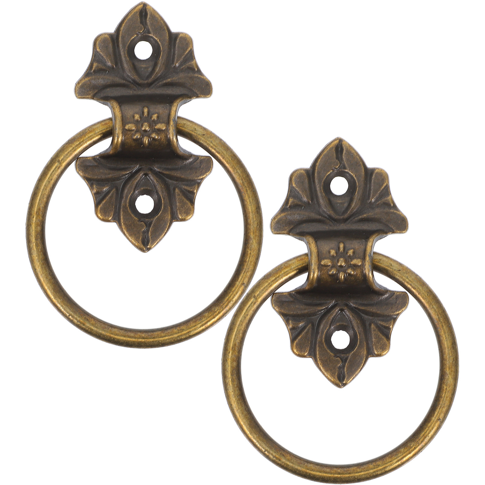 2Pcs Vintage Style Round Ring  - Vintage Furniture Hardware Replacement ulasan dan harga