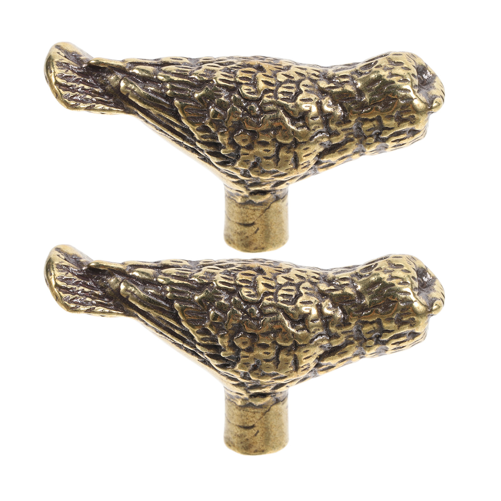 2Pcs Vintage Brass Owl Cabinet - Unique Furniture Hardware ulasan dan harga