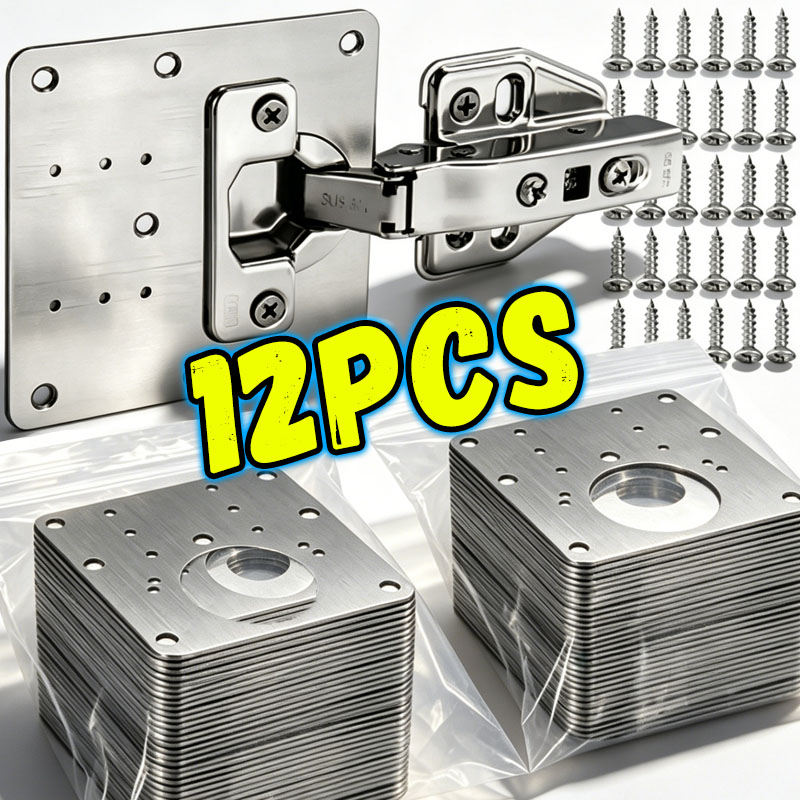 Cabinet Door Hinge Repair Plat - Furniture Hardware Replacement Parts ulasan dan harga