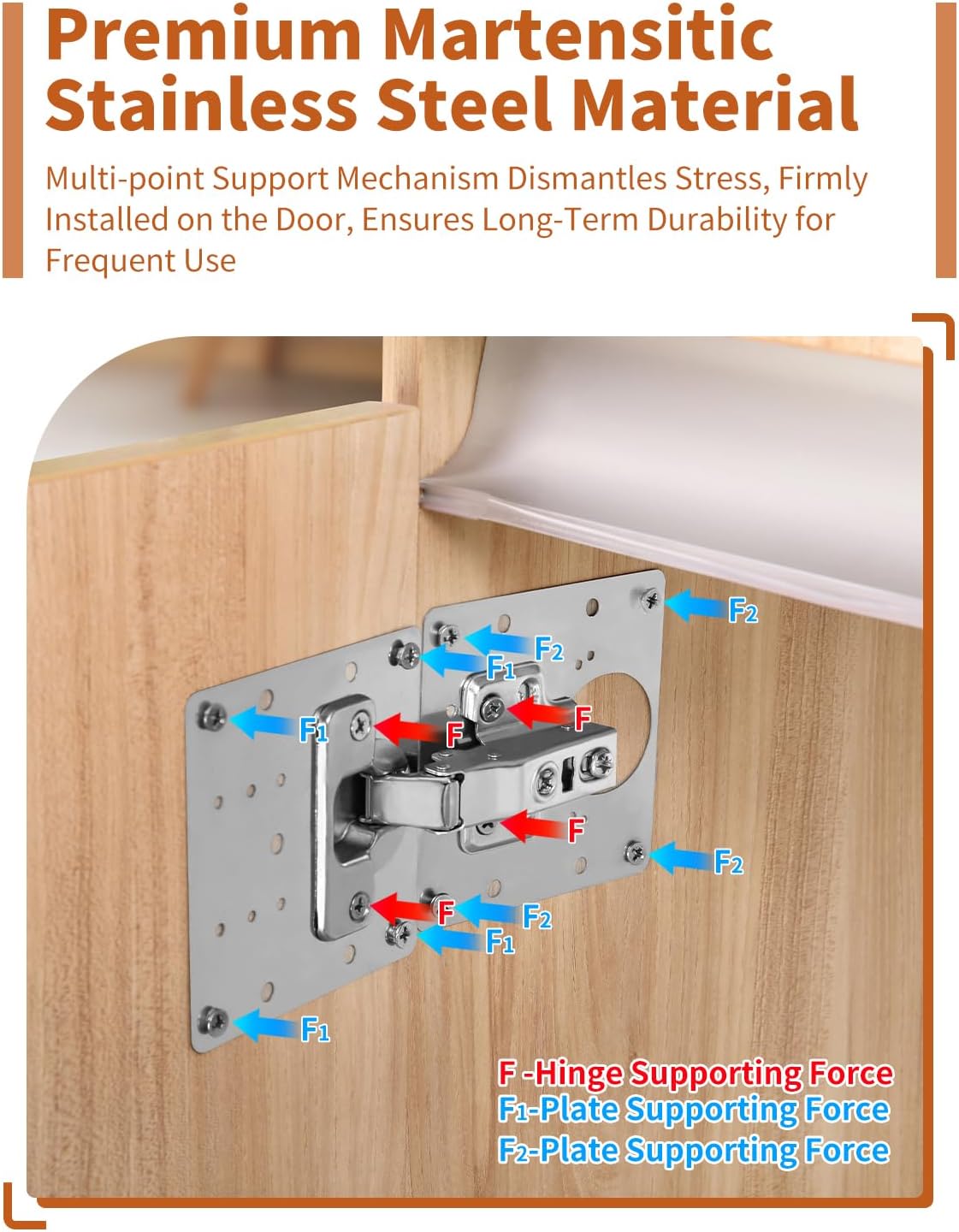 Cabinet Door Hinge Repair Plat - Furniture Hardware Replacement Parts ulasan dan harga