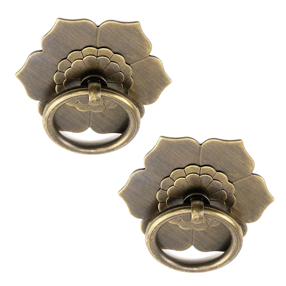 Floral Brass Cabinet Door Knob - Unique Furniture Hardware ulasan dan harga