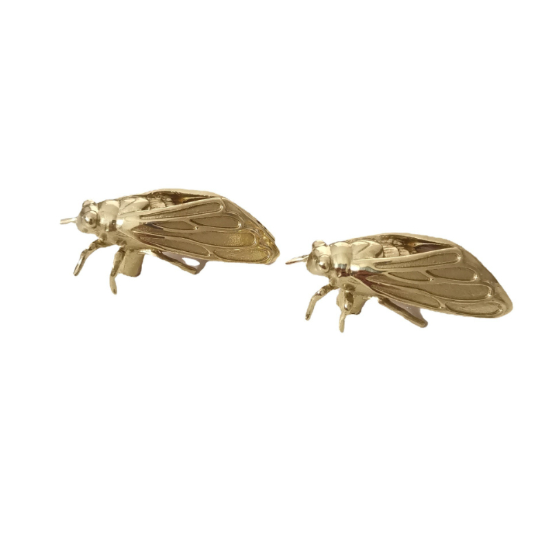 Brass Cicada Hardware Handle B - Unique Furniture Hardware ulasan dan harga