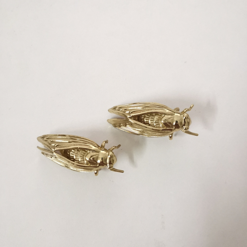 Brass Cicada Hardware Handle B - Unique Furniture Hardware ulasan dan harga