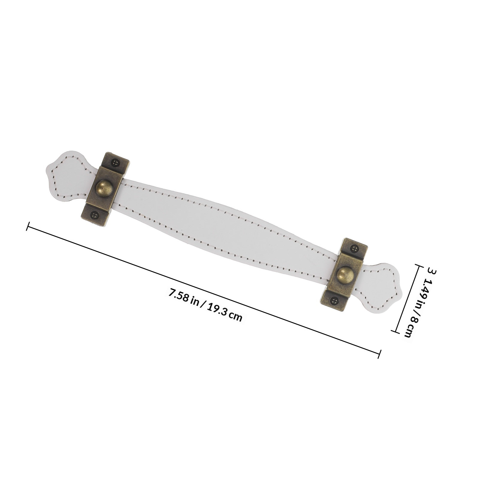 2Pcs Vintage Fake Strap Handle - Vintage Furniture Hardware Replacement ulasan dan harga