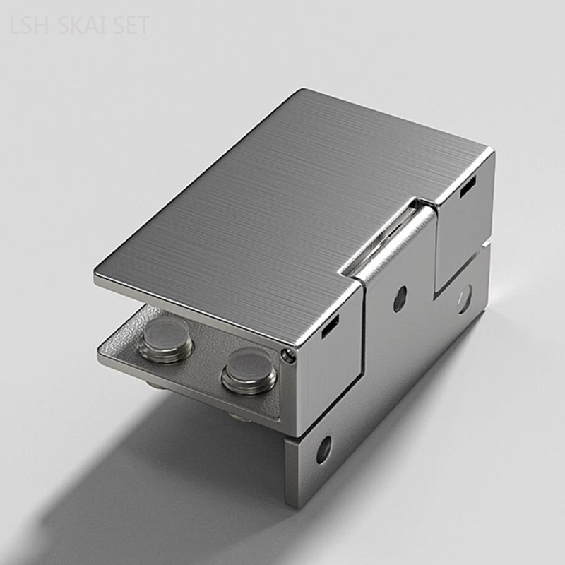 Non-perforated Glass Hinges Hi - Furniture Hardware Replacement Parts ulasan dan harga