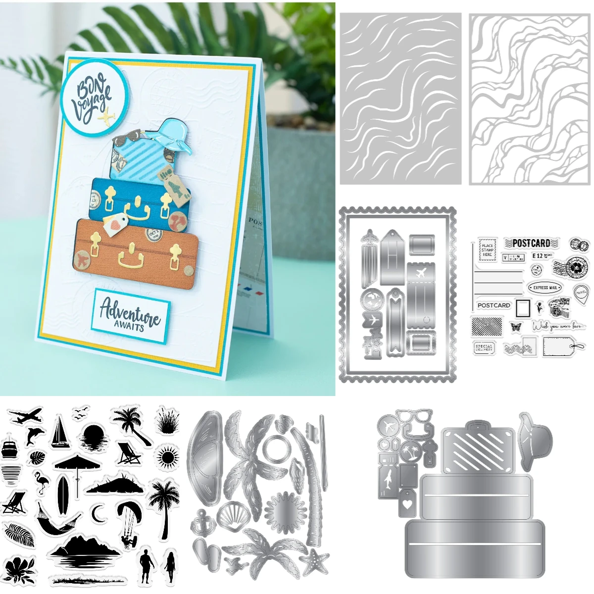 Island Paradise Scene Stamp Se - Furniture Paradise & Hardware Ghaziabad ulasan dan harga