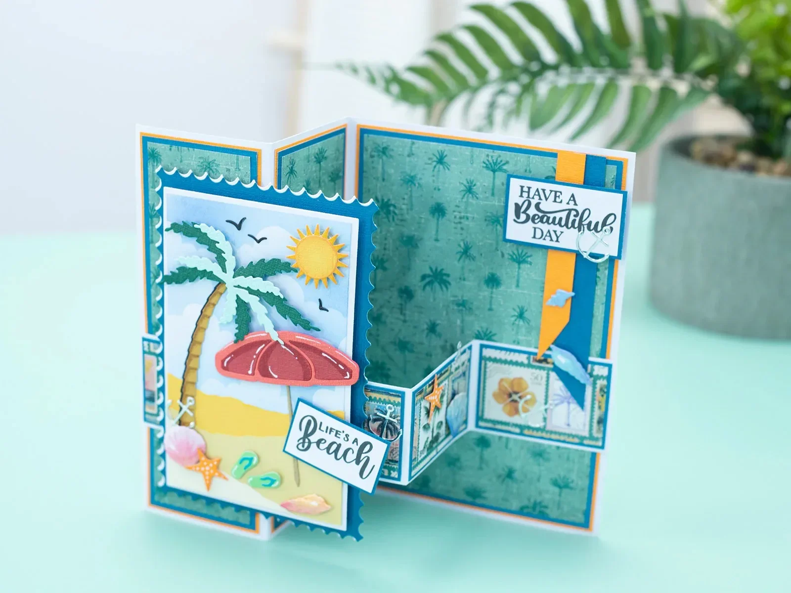 Island Paradise Scene Stamp Se - Furniture Paradise & Hardware Ghaziabad ulasan dan harga