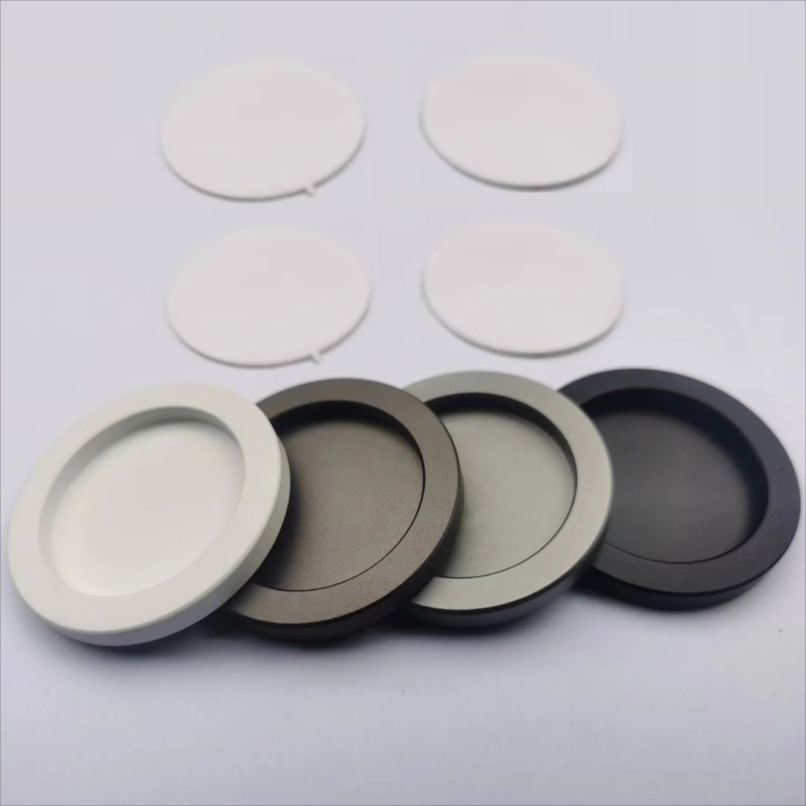 4Pcs Aluminum Round Sticking T - Furniture Hardware Gold ulasan dan harga