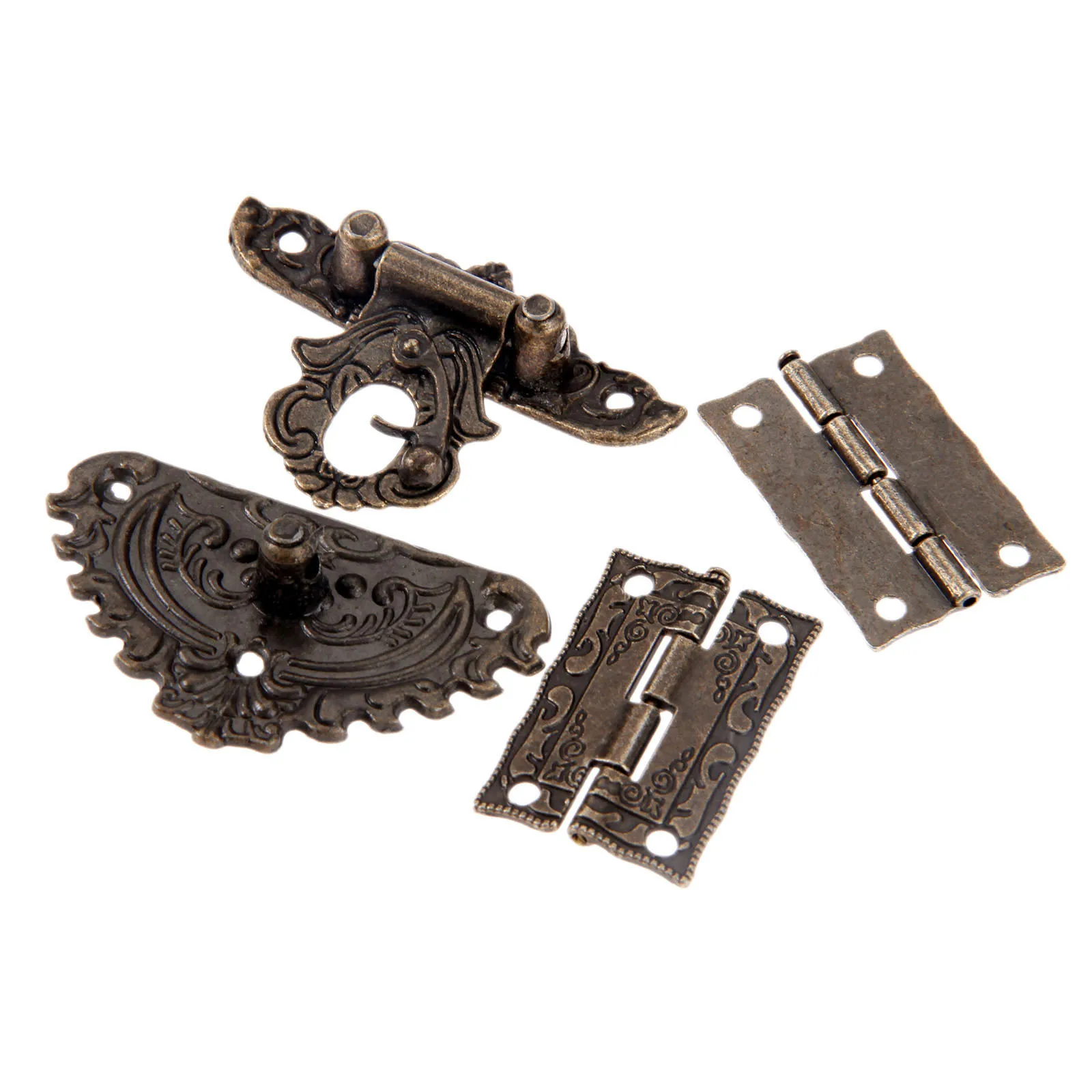3pcs/set Antique Bronze Padloc - Furniture Hardware Replacement Parts ulasan dan harga