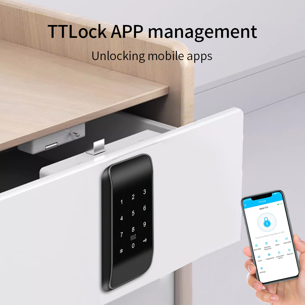 TTLOCK 13.56Mhz Fingerprint Dr - Furniture Hardware Suppliers ulasan dan harga