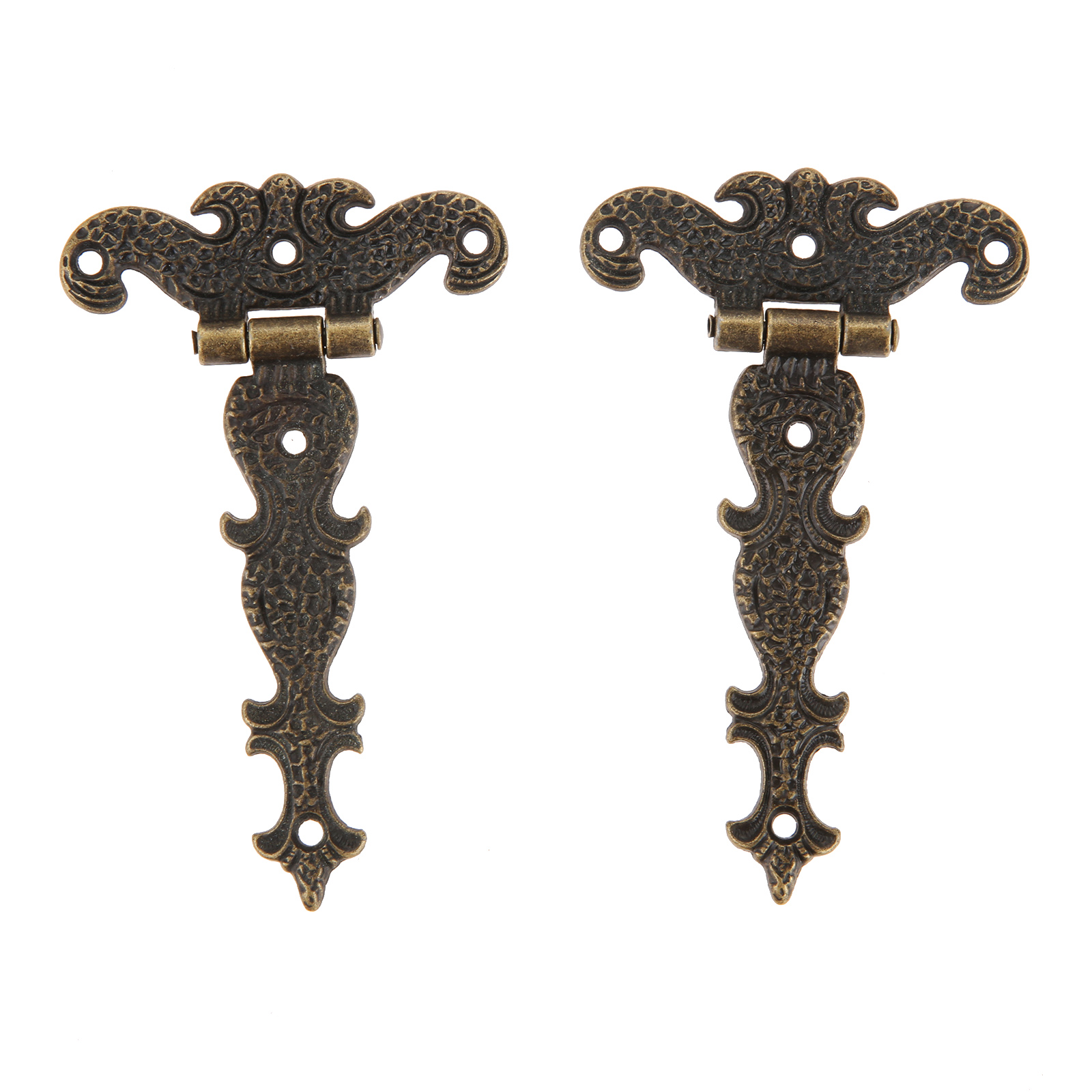 DRELD 2Pcs Vintage Brass Plate - Furniture Hardware Replacement Parts ulasan dan harga