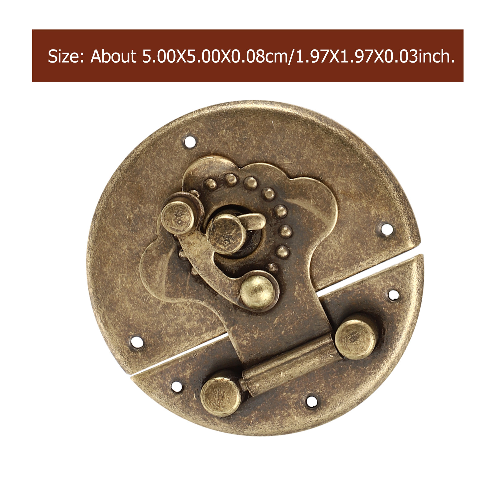 1Pcs Chinese Copper Jewelry Bo - Vintage Furniture Hardware Replacement ulasan dan harga