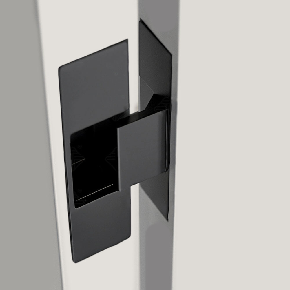 1Pcs Black Door Hinges Invisib - Furniture Hardware Replacement Parts ulasan dan harga