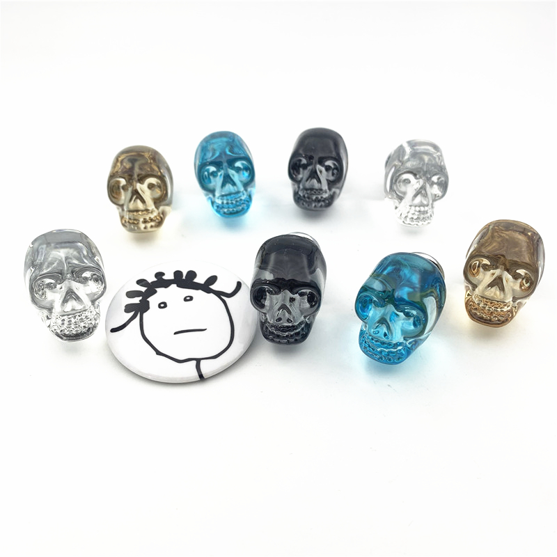LCH  Clear Crystal Skull Shape - Unique Furniture Hardware ulasan dan harga