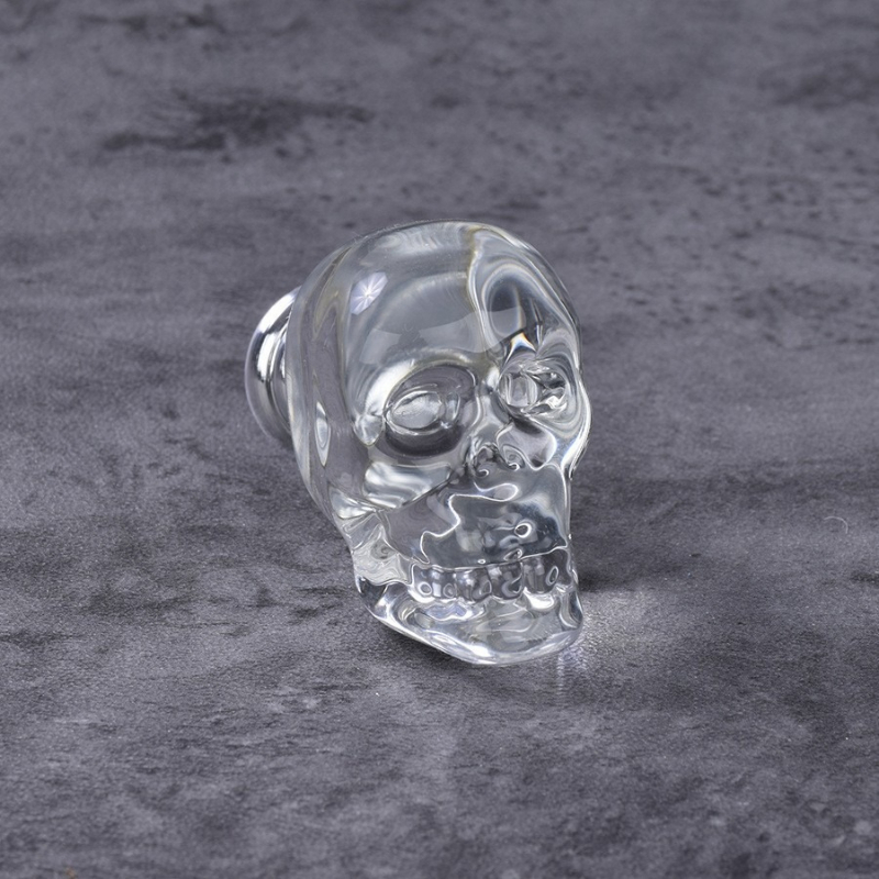 Skull Crystal Glass Knobs Cupb - Furniture Hardware Trends ulasan dan harga