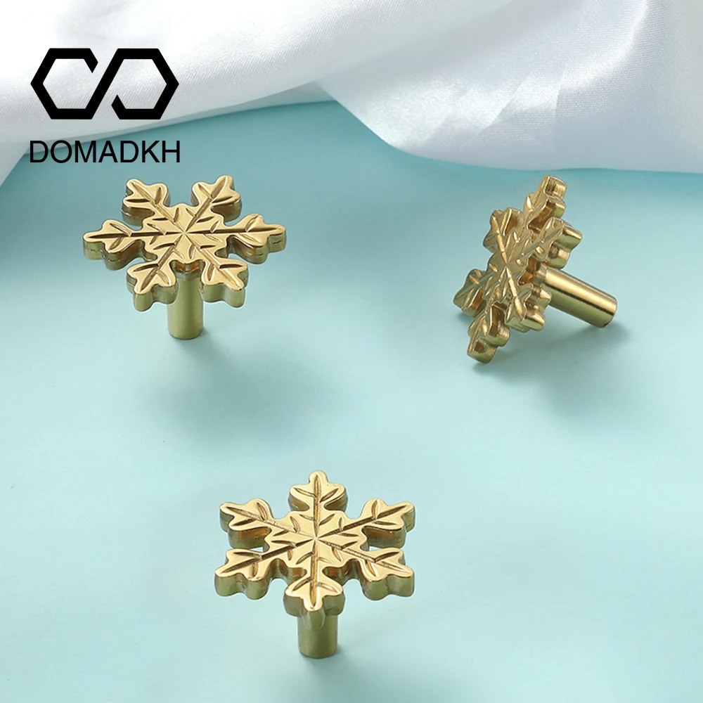 Snowflake Brass Cabinet Door K - Unique Furniture Hardware ulasan dan harga