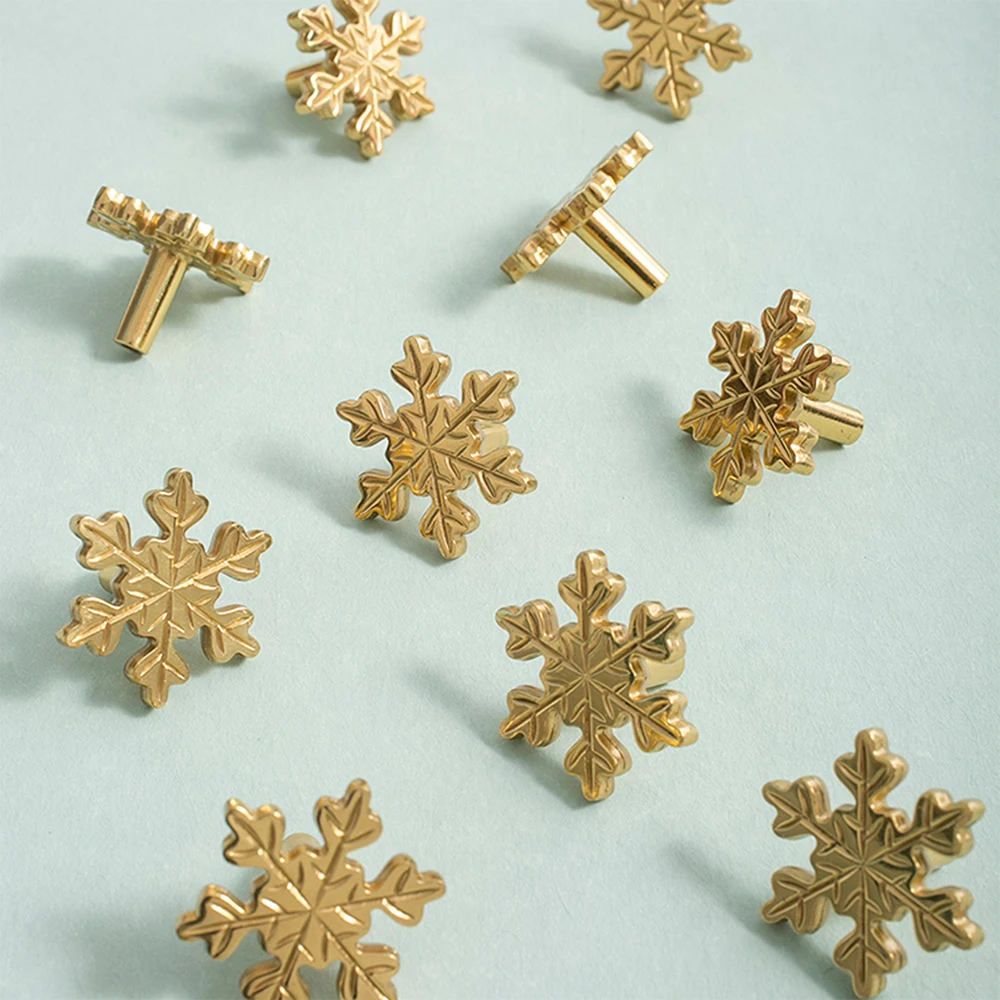Snowflake Brass Cabinet Door K - Unique Furniture Hardware ulasan dan harga