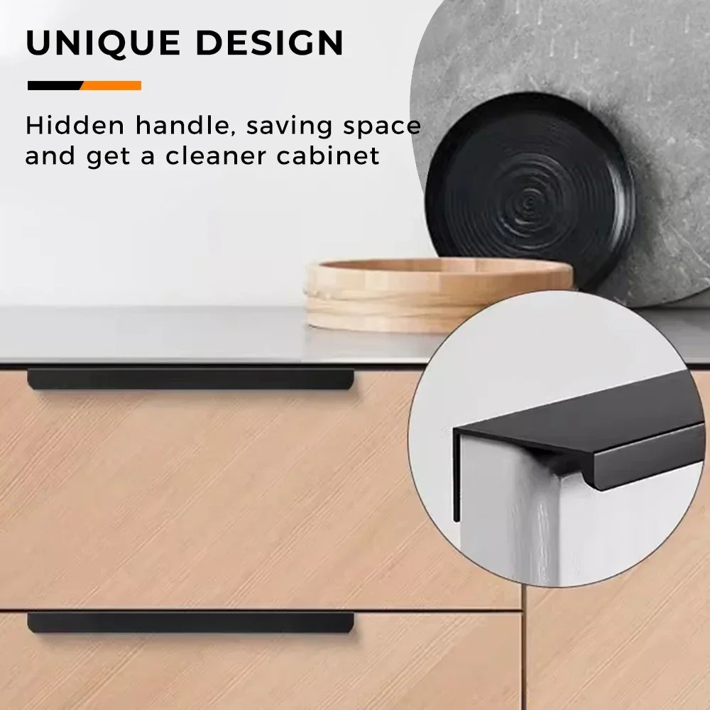 Hidden Furniture Handles Matte - Furniture Hardware Gold ulasan dan harga