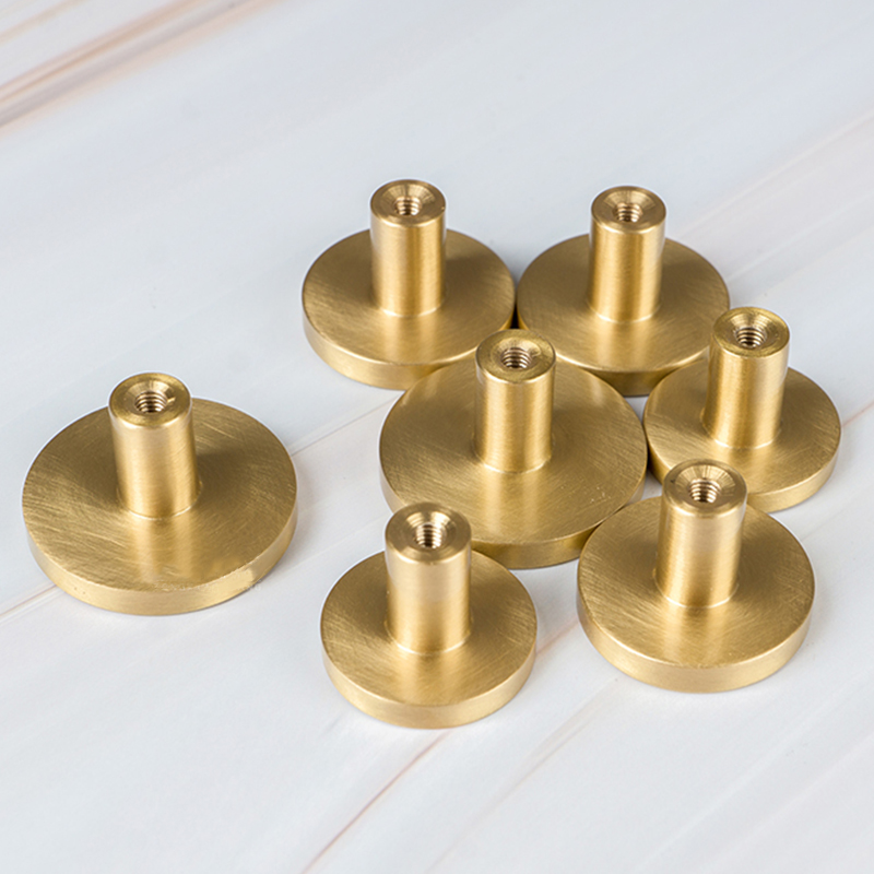 Round Brass Dresser Knobs Draw - Furniture Hardware Gold ulasan dan harga