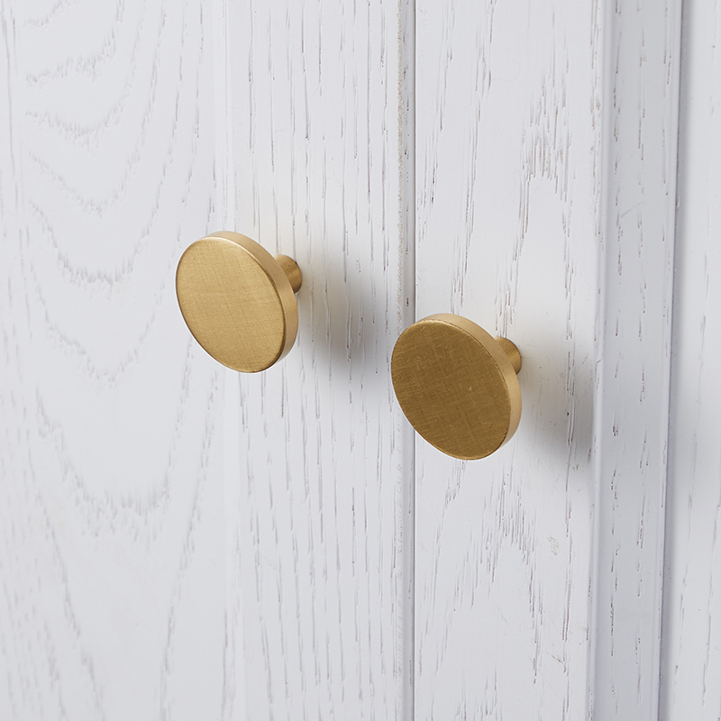 Round Brass Dresser Knobs Draw - Furniture Hardware Gold ulasan dan harga