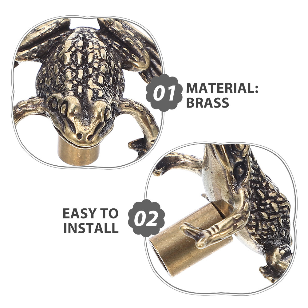 2Pcs Brass Toad Door Handles V - Unique Furniture Hardware ulasan dan harga