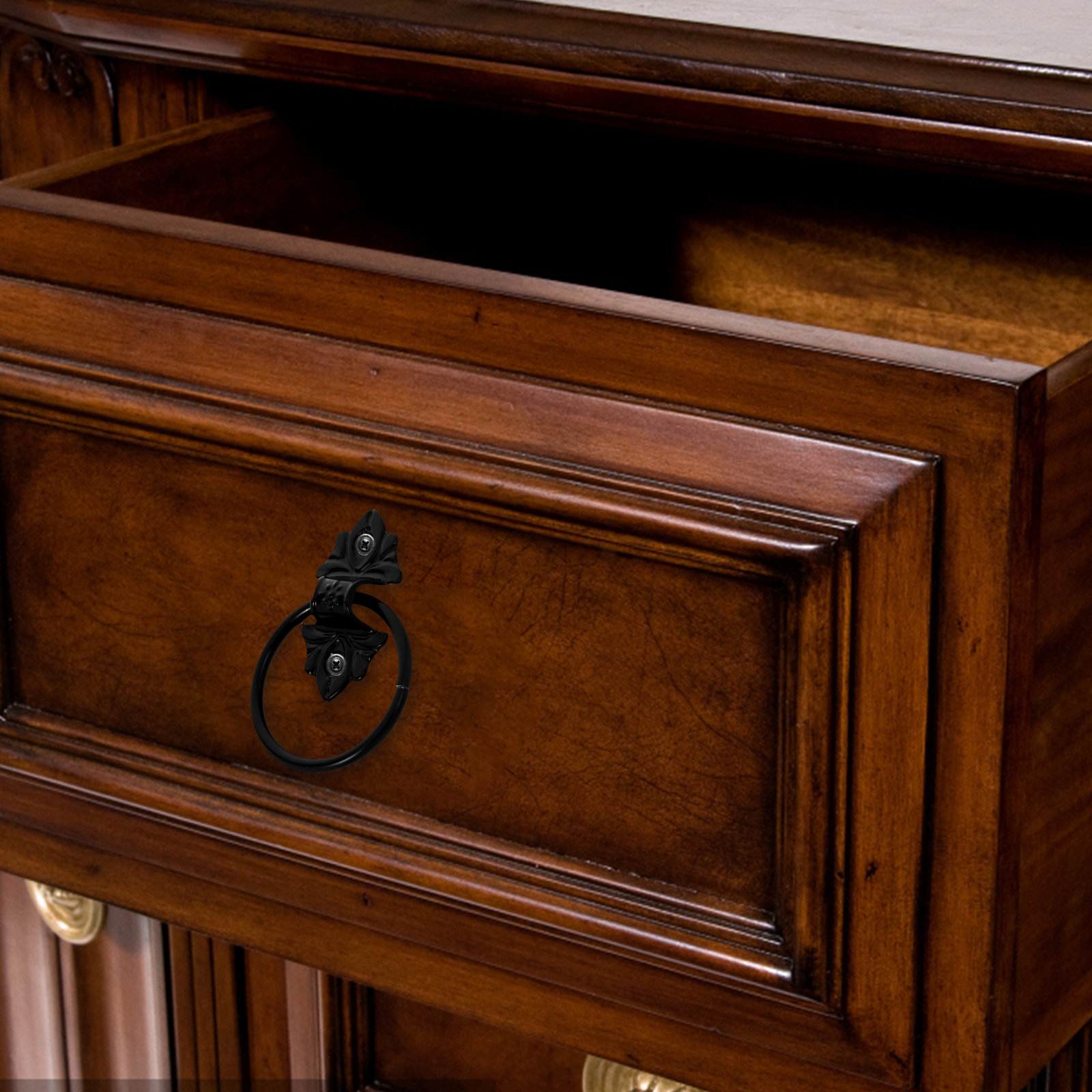 2Pcs Circle Vintage Drawer Pul - Vintage Furniture Hardware Replacement ulasan dan harga